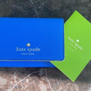 Kate Spade Royal Blue Card Holder Wallet